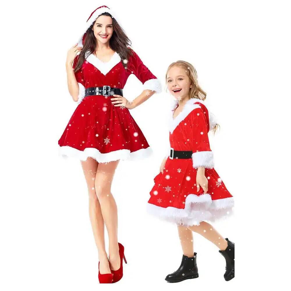 Anime Cosplay Ladies - Kostiumy świąteczne cosplay dla kobiet, czerwona