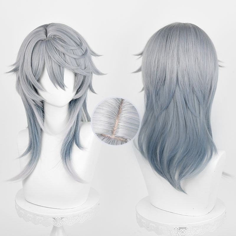 HSR niedziela peruka do cospla – Anime Cosplay Blue Hair recenzja i cena