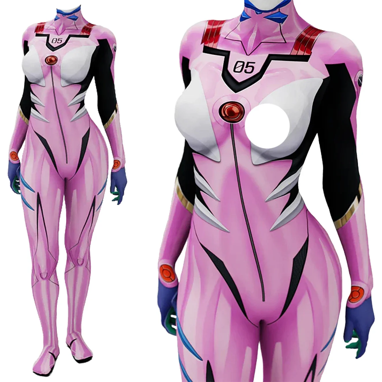 Anime EVA 05 Makinami Strój Co – Anime Cosplay Jumpsuit recenzja i cena