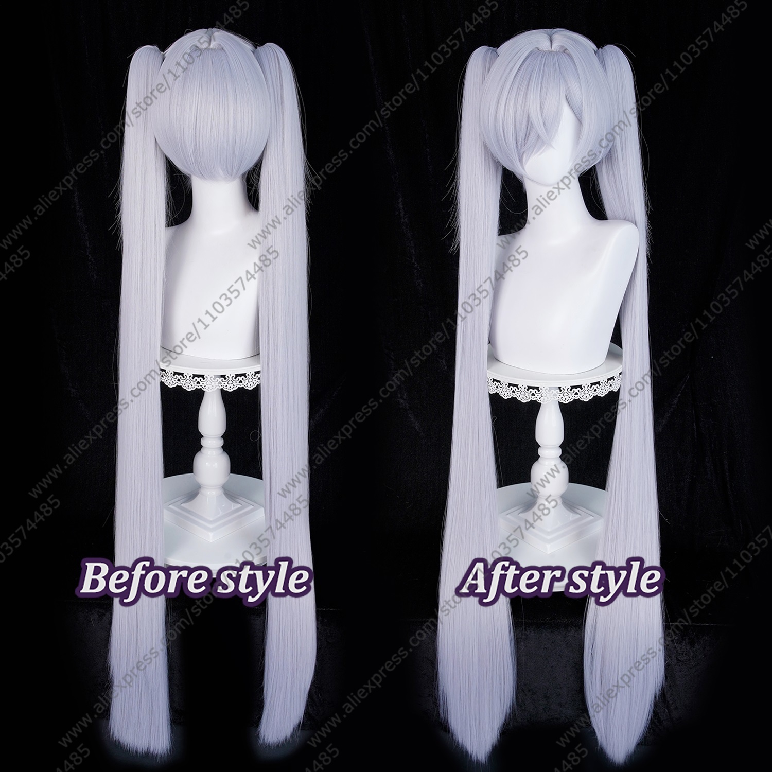 Peruki do cosplayu postaci z a – Anime Cosplay Blue Hair recenzja i cena